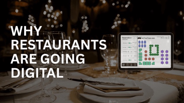 Digital tablet restaurant management system vs traditional paper reservation book