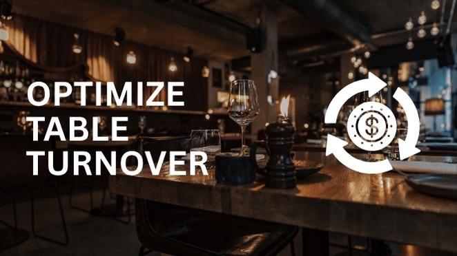 Busy restaurant dining room with efficient table turnover management